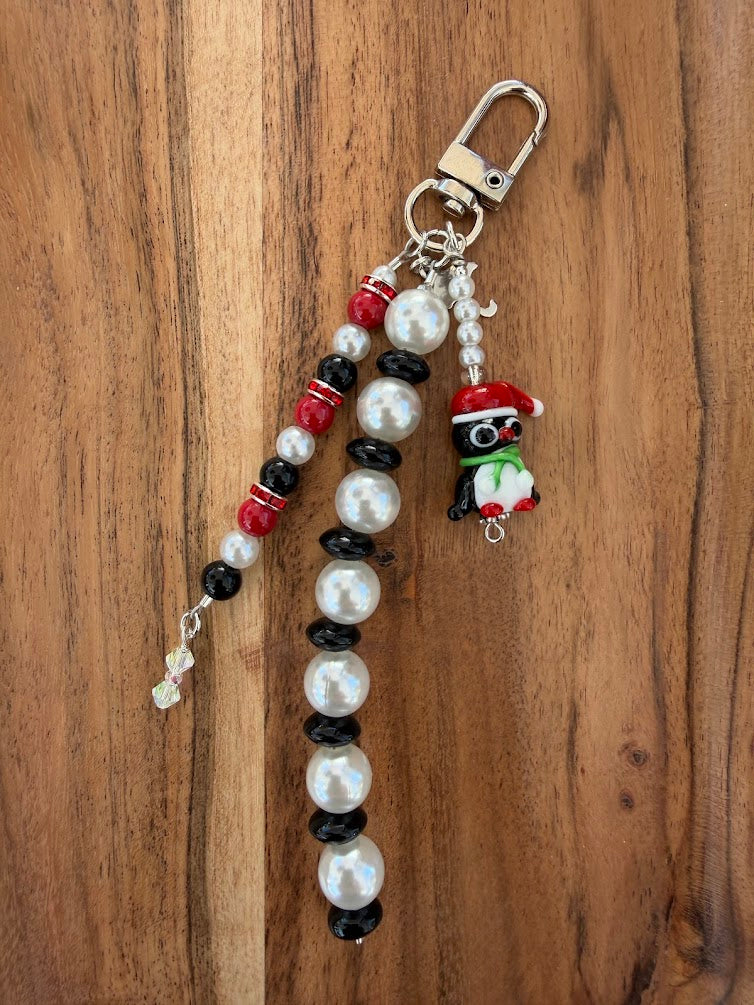 š§Santa Penguin Bag Charm
