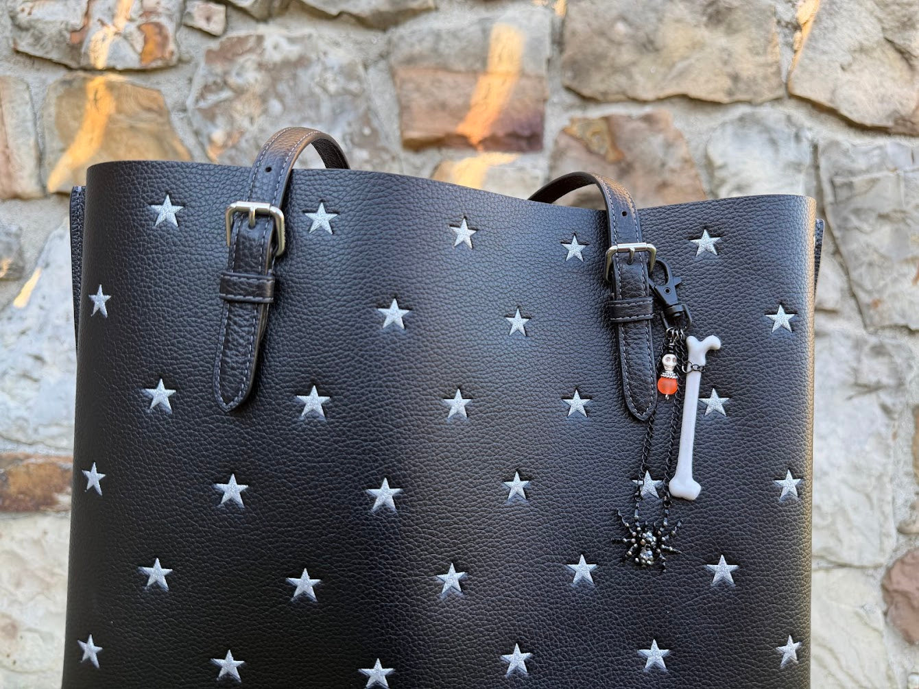 Spider & Bone Bag Charm