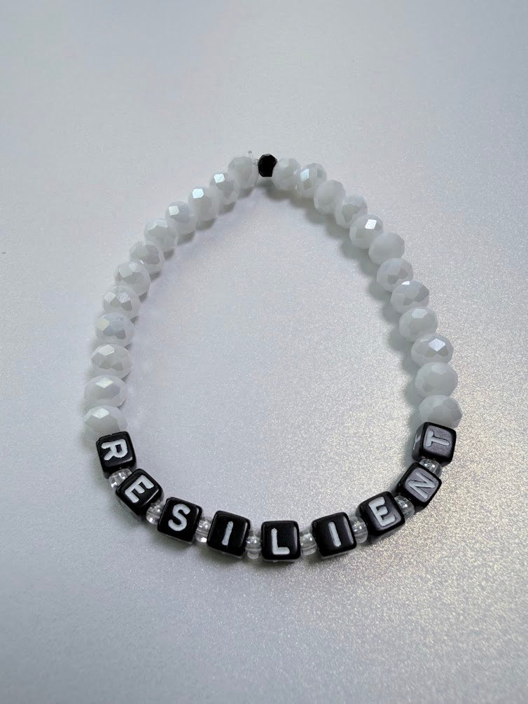 Resilient Black & White Bracelet