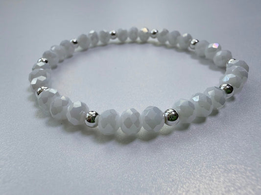 Shimmering Snow Bracelet
