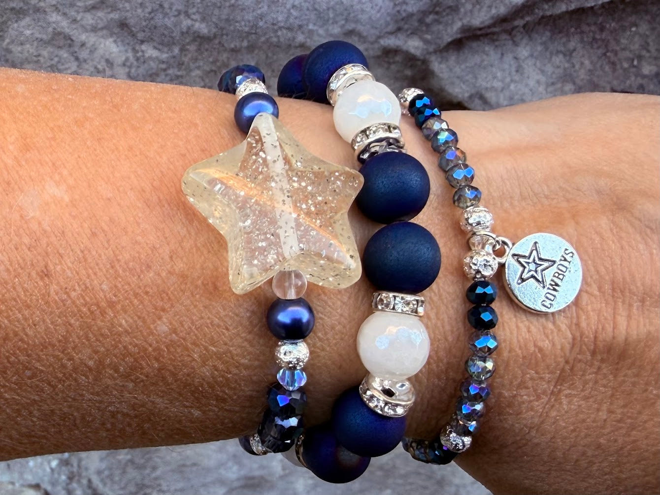 Sparkled Star Bracelet