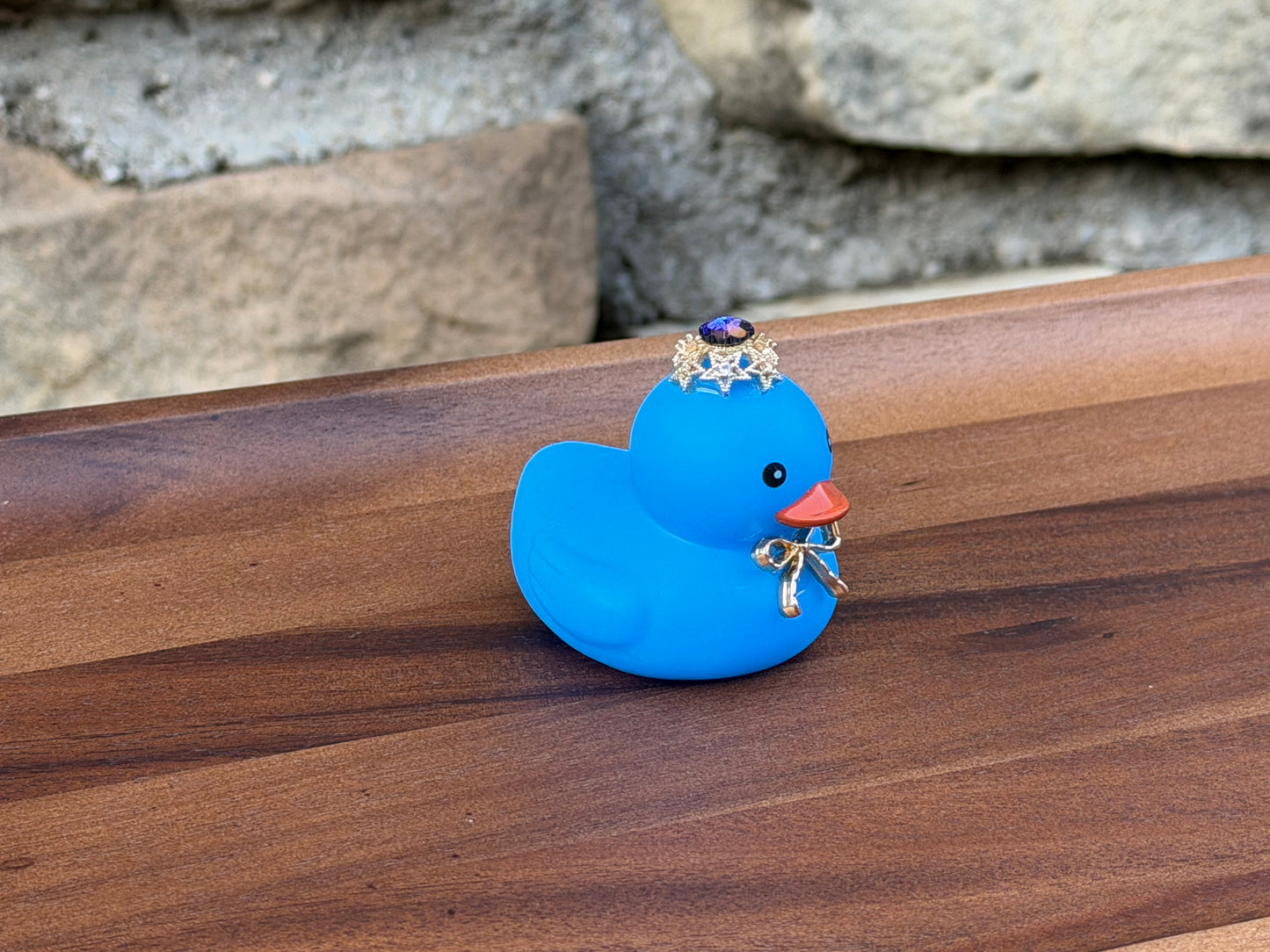 Blue Custom Rubber Ducky