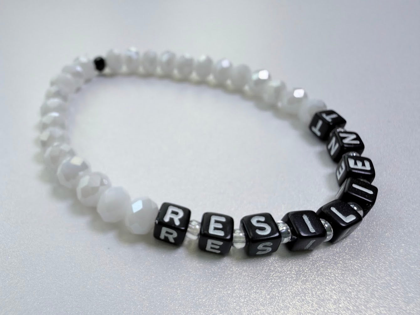 Resilient Black & White Bracelet