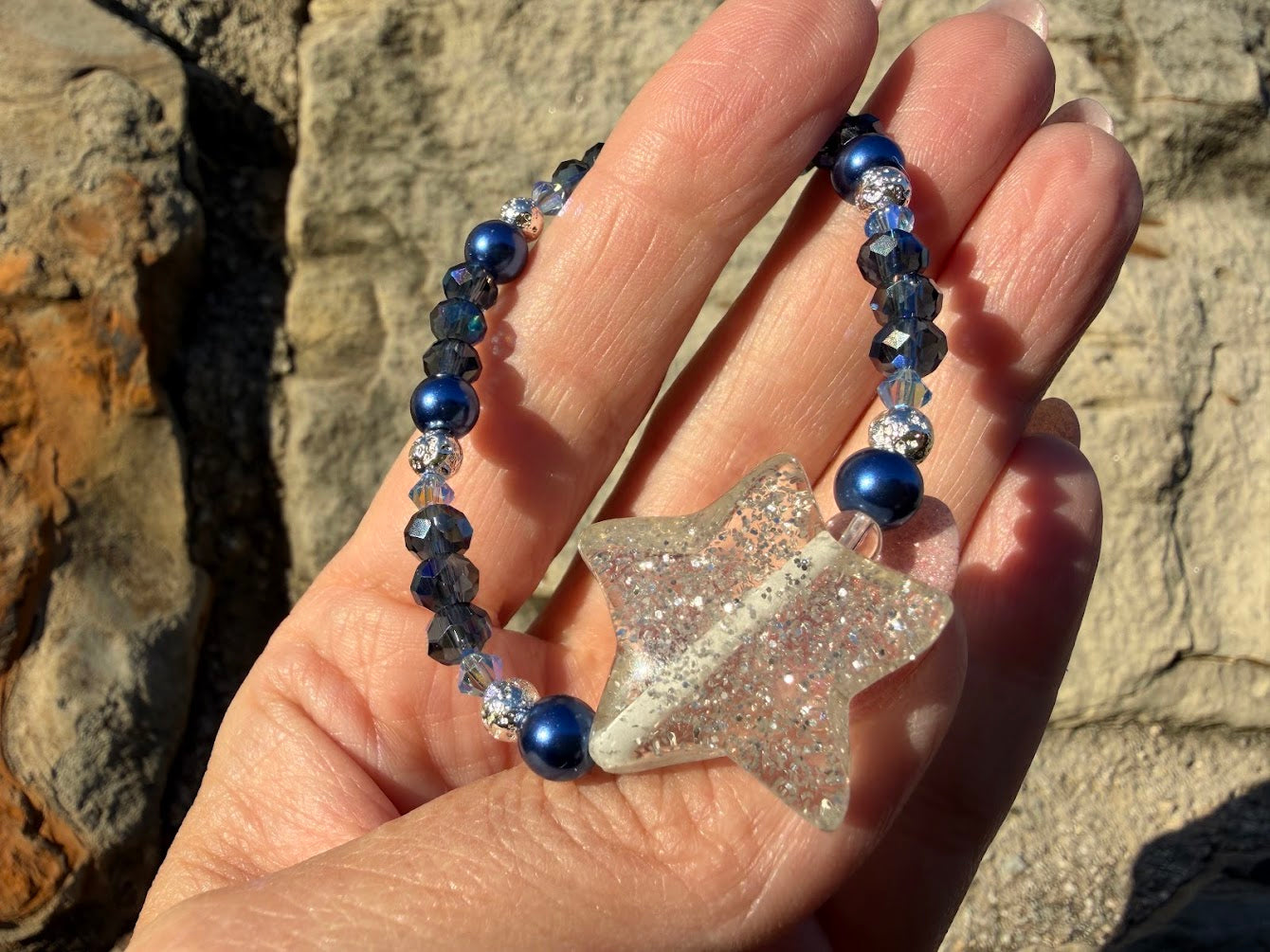 Sparkled Star Bracelet